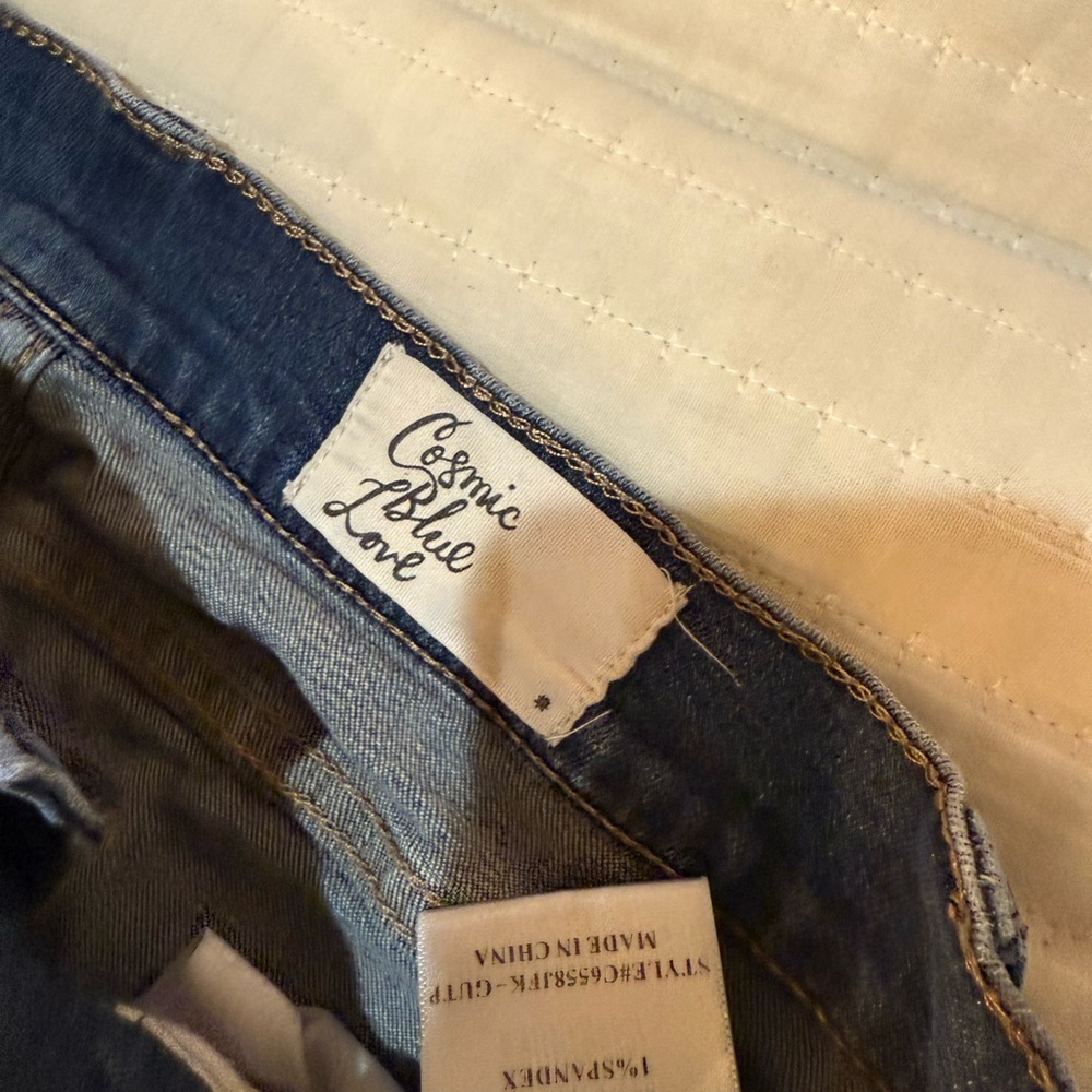Cosmic Blue Love Flare Jeans Size 29 - Picture 6 of 6